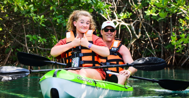 giro in kayak a cancun 7