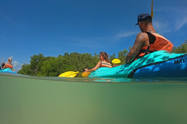 giro in kayak a cancun 8