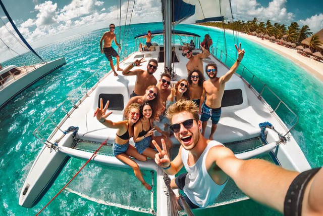 cancun en catamaran 7