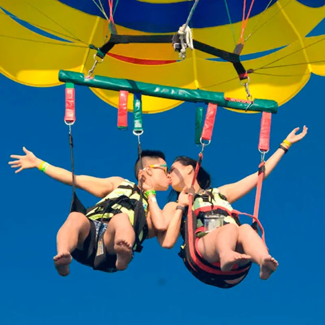 parasailing en cancun 4